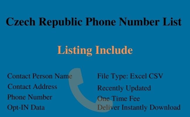 Czech-Republic Phone Number List