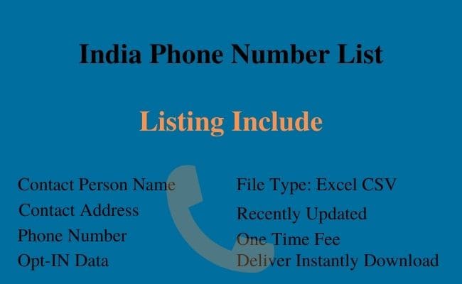 India Phone Number List