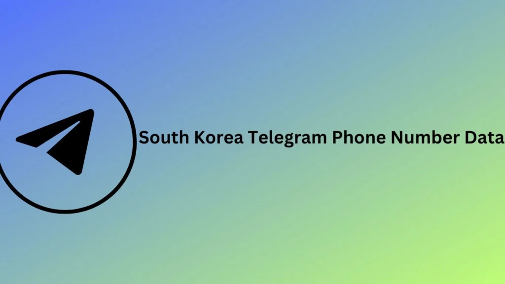 South Korea Telegram Phone Number Data