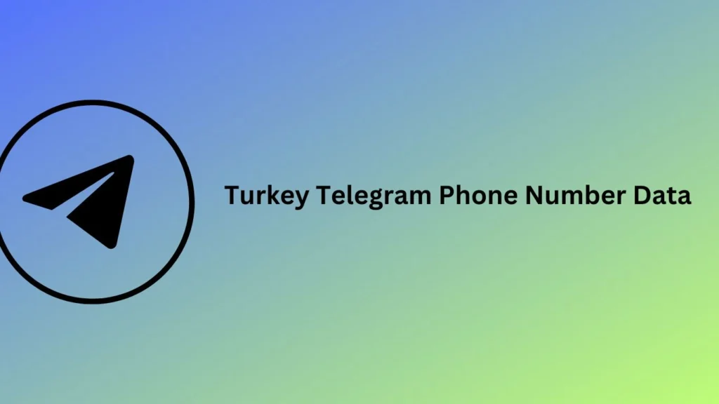 Turkey Telegram Phone Number Data